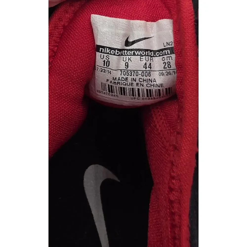 Nike Zoom HyperRev Zoom #705370-006 Size 10 Red/Black 2014